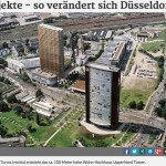Upper Nord Tower: Mercedes Str. am "Mörsenbroicher Ei" mit 600 Wohneinheiten
